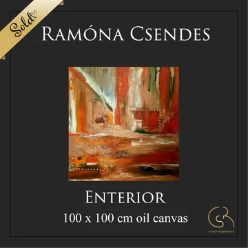 Enteriőr olajfestmény