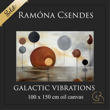 Galaktikus Rezgések olajfestmény