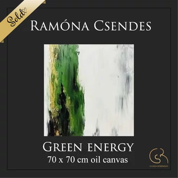 Green Energy olajfestmény