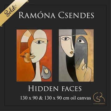 Rejtett Arcok olajfestmény