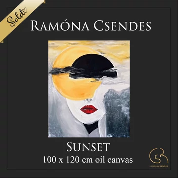 Sunset olajfestmény