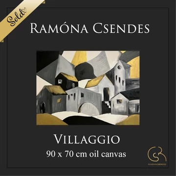 Villaggio olajfestmény