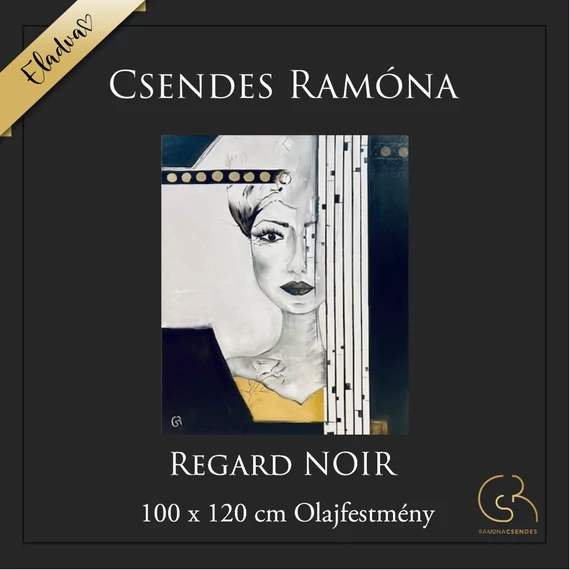 Regard Noir olajfestmény